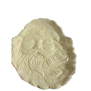 Mikasa Santa Face Cookie Tray Holiday Elegance Collection Fine Porcelain FK001